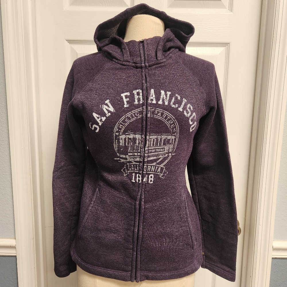 San Francisco Purple Zip Up Jacket